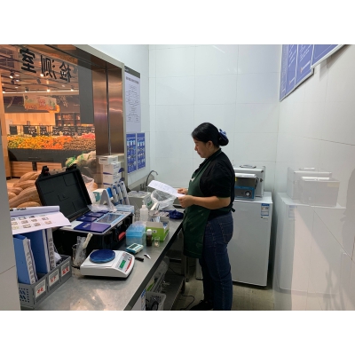 永辉超市食品安全快检室建设完成